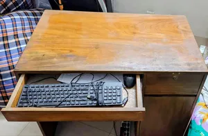 Selling Modified Wooden Reading Table and Chair .