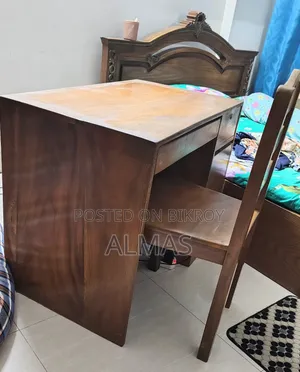 Selling Modified Wooden Reading Table and Chair .
