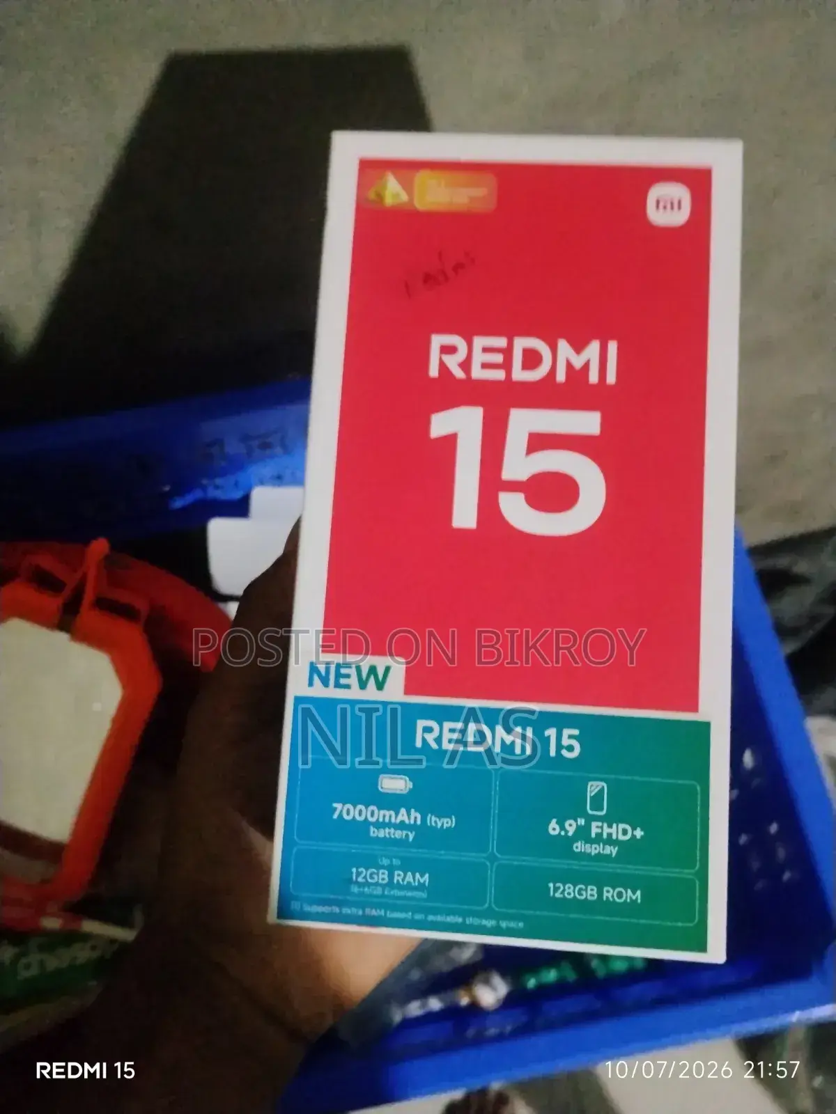 Xiaomi Redmi 15 128 GB Black