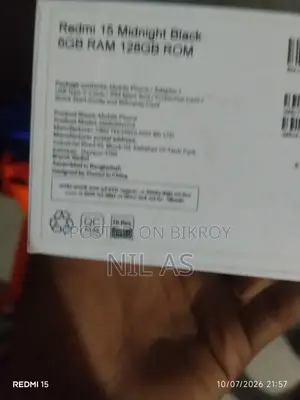 Xiaomi Redmi 15 128 GB Black