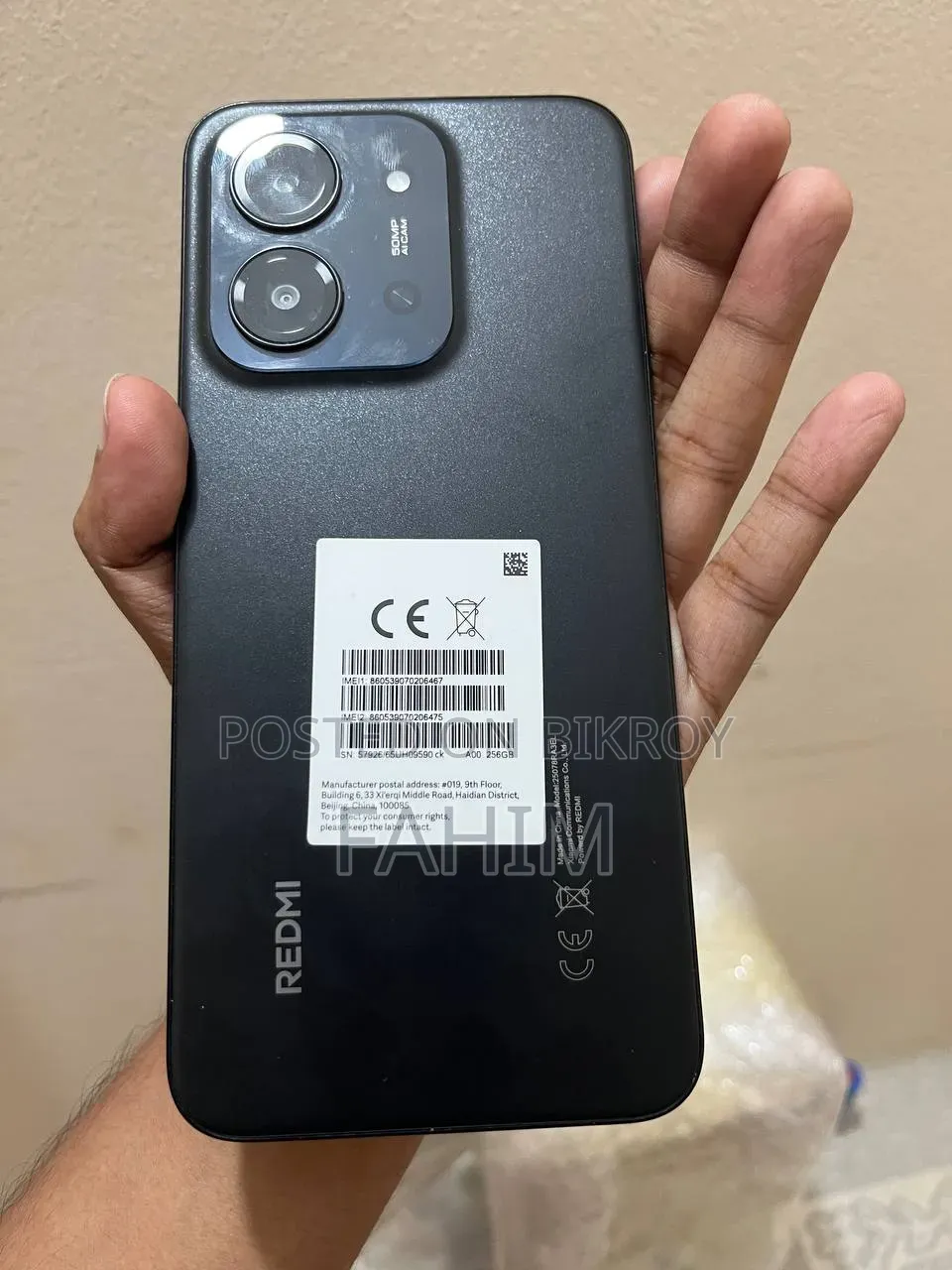 Xiaomi Redmi 15C 4G 256 GB Black
