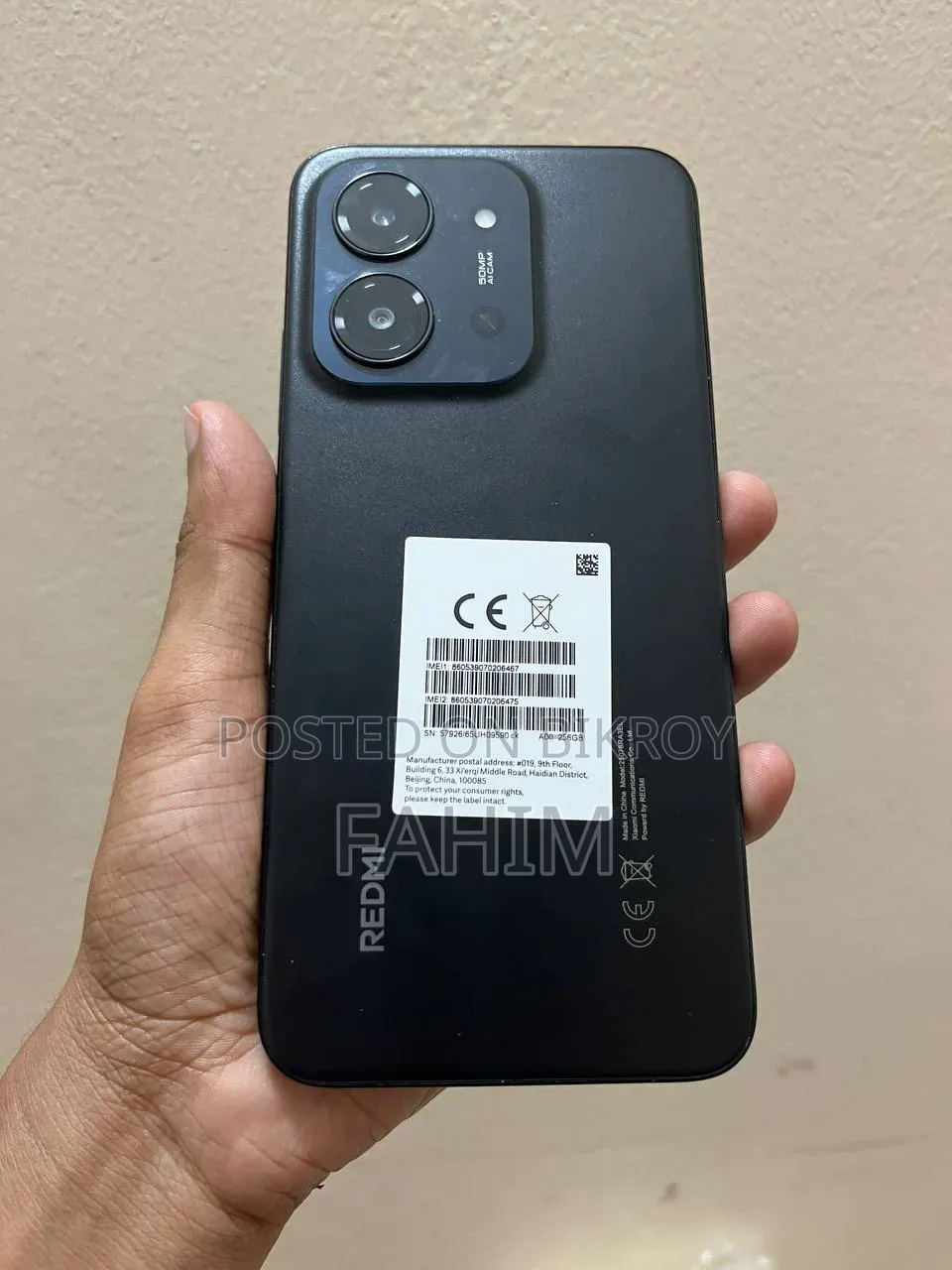 Xiaomi Redmi 15C 4G 256 GB Black