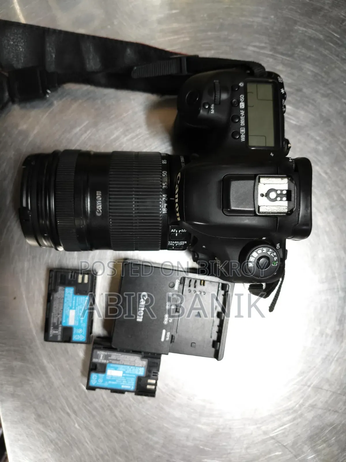 Canon Eos 7d Canon 18-135 Mm Lens With 2 Batteries 1 Charger