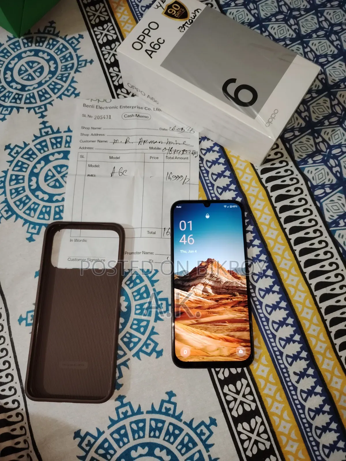 Oppo A6c 128 GB Purple
