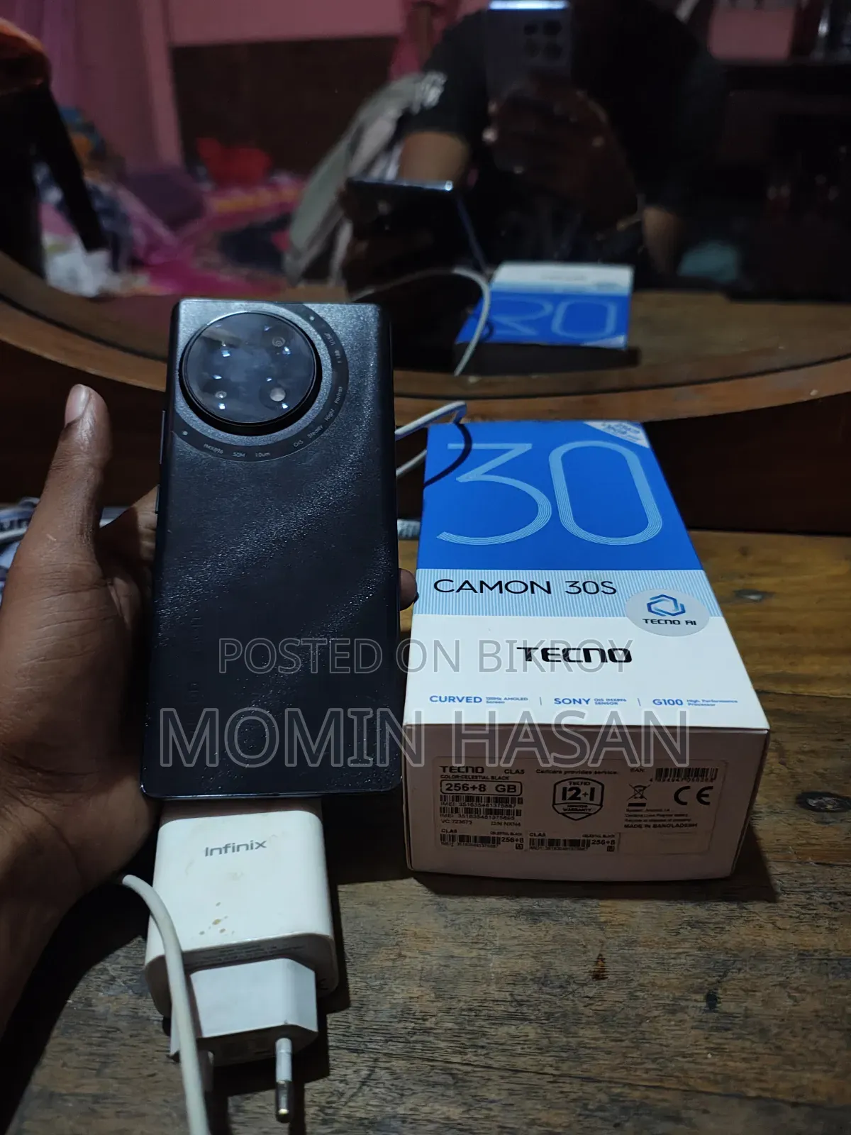 Tecno Camon 30S 256 GB Black