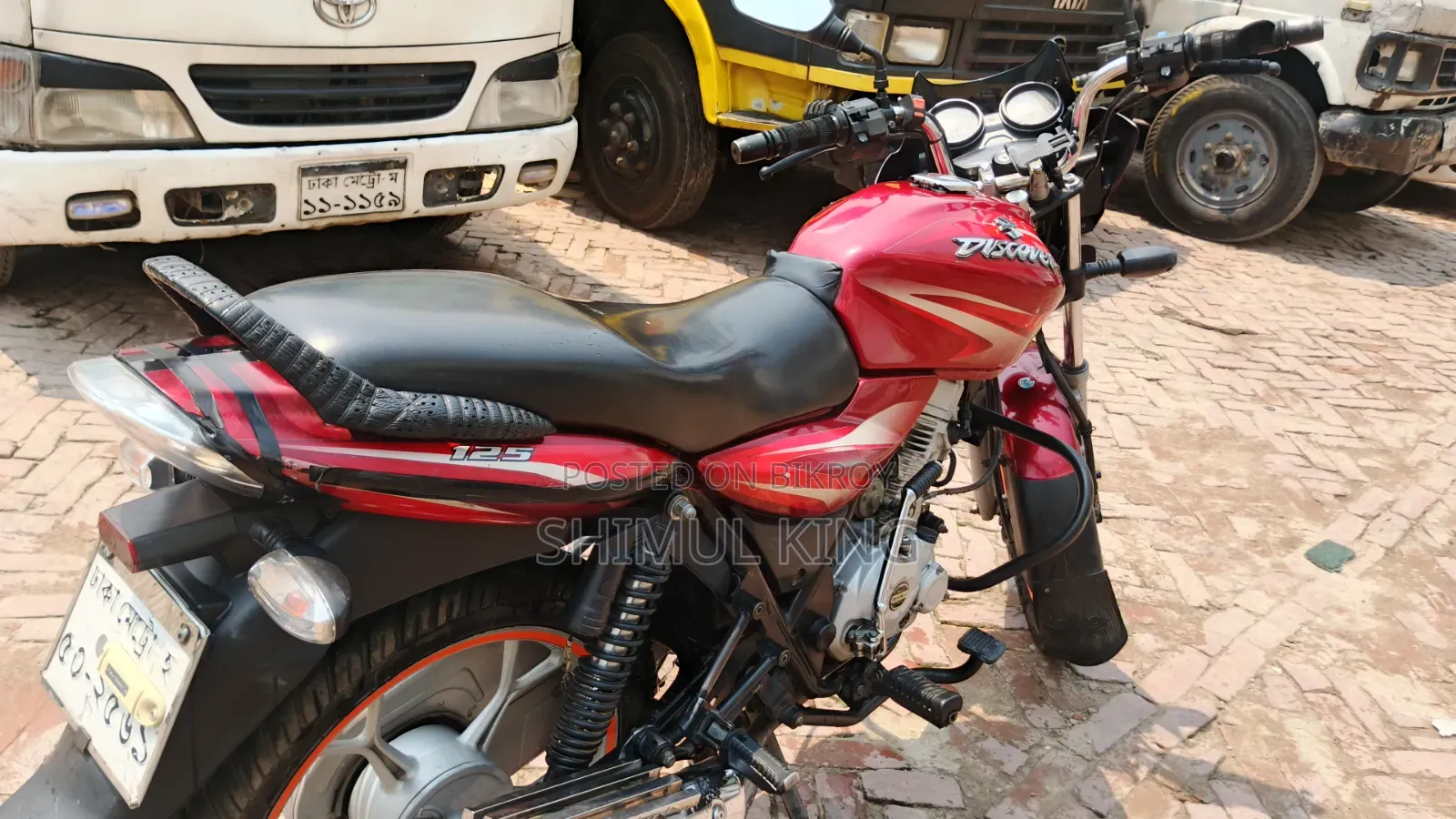 Bajaj Discover 125 2017 Red