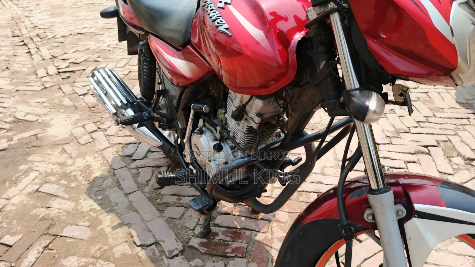 Bajaj Discover 125 2017 Red