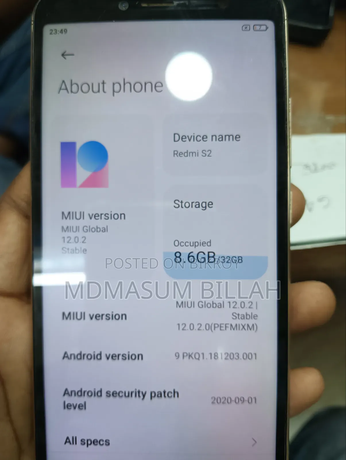 Xiaomi Redmi Y2 (S2) 32 GB Gold