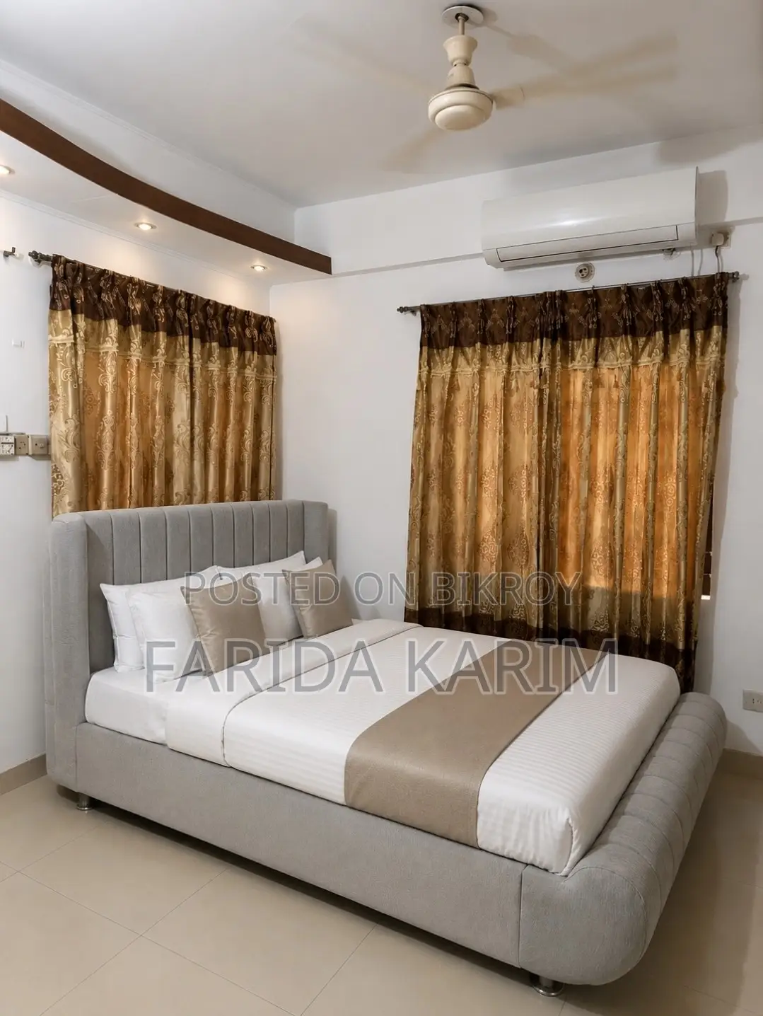 Furnished 3-Bedroom Apartment in Uttara for rent