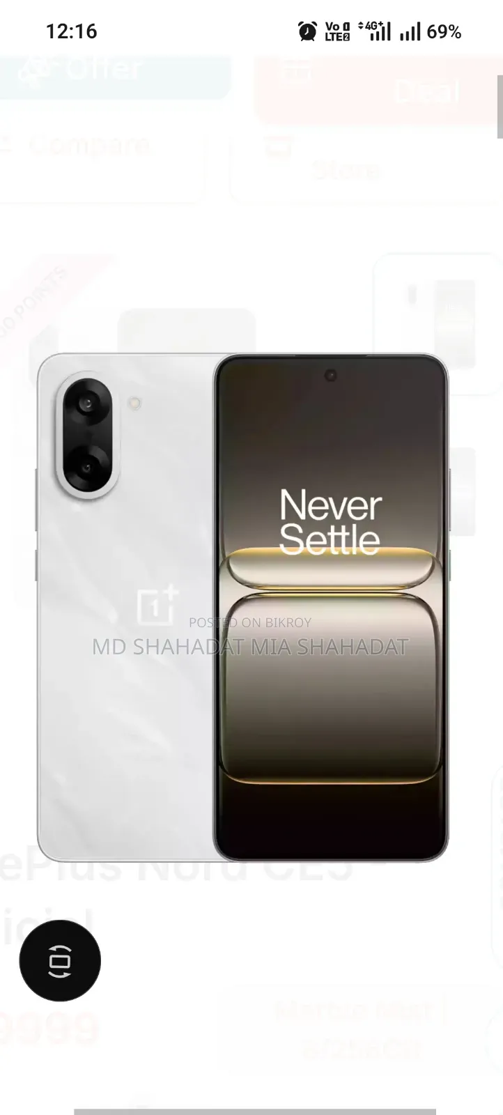 OnePlus Nord CE 5G 256 GB White