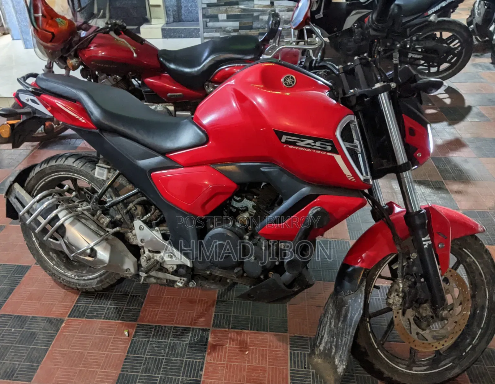 New Yamaha FZS V3 2021 Red