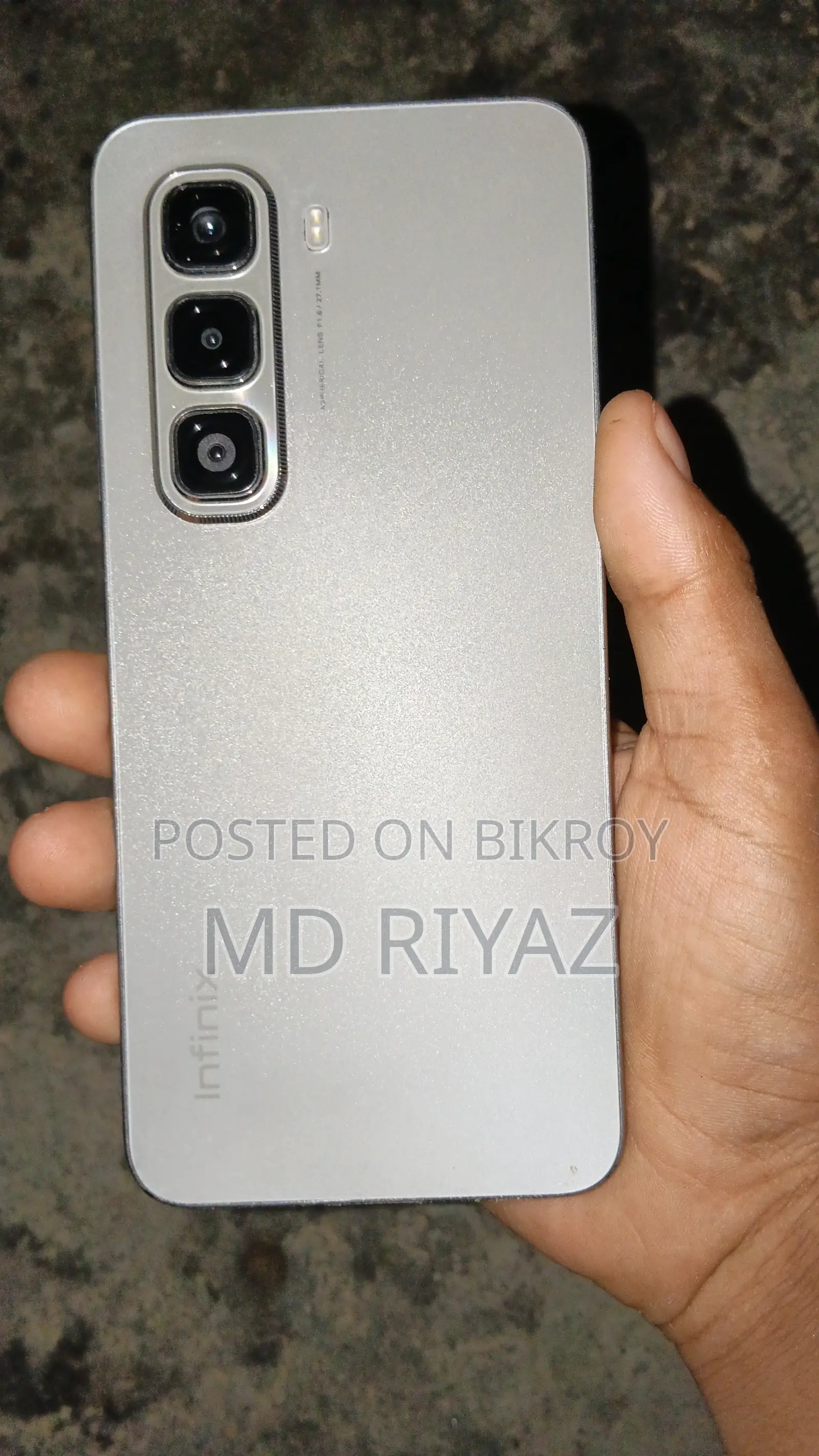 নতুন ইনফিনিক্স হট ৫০ প্রো ৪জি ১২৮ জিবি সিলভার