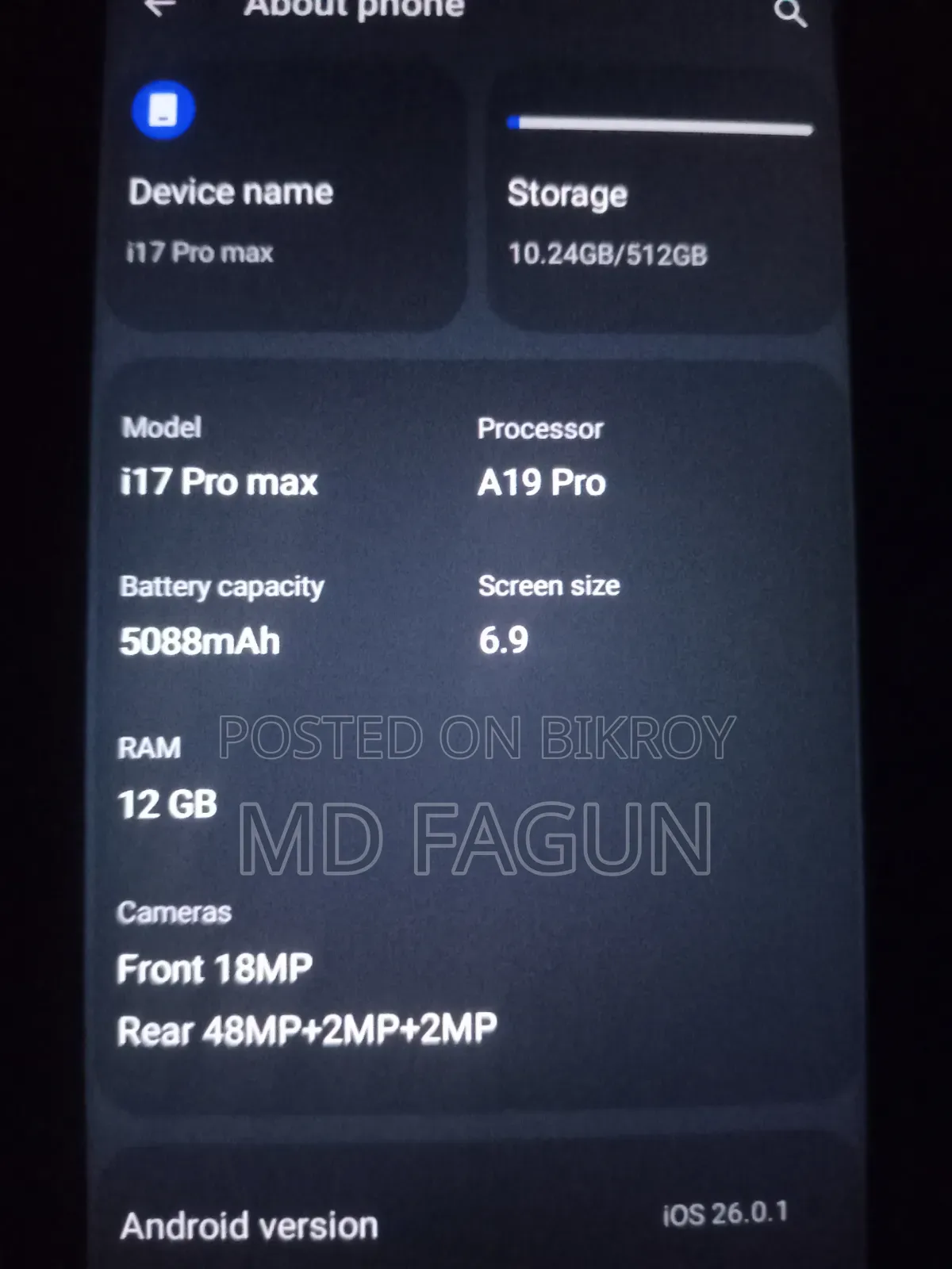 New Apple iPhone 17 Pro Max 1 TB Orange