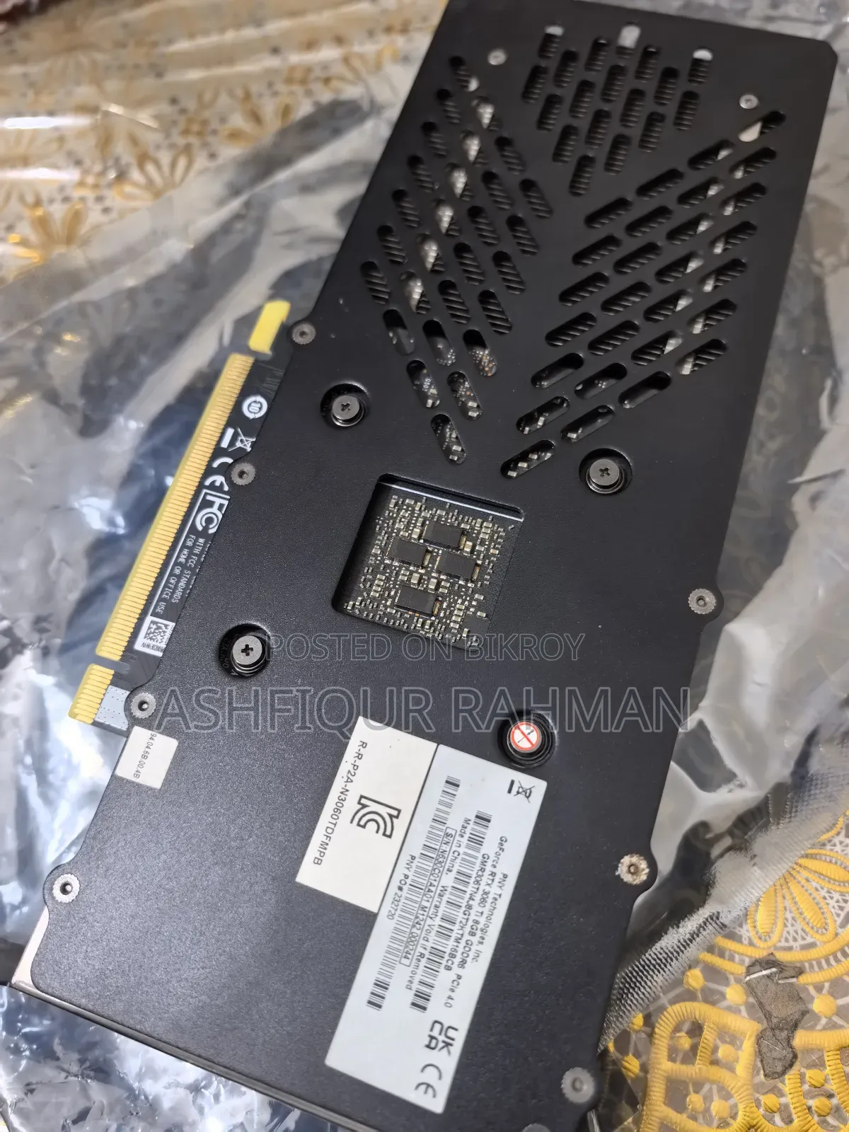 Pny Uprising RTX 3060ti 8gb Gddr6 Graphics Card