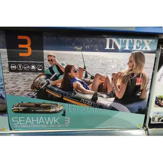Intex Seahawk 3 Air Boat 360kg Load Capacity