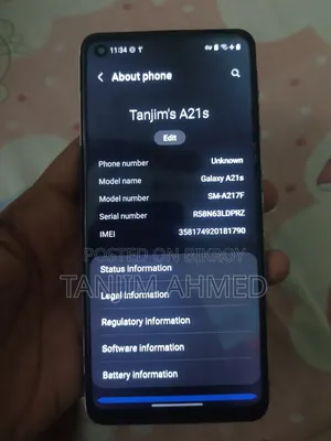 Samsung Galaxy A21s 64 GB White