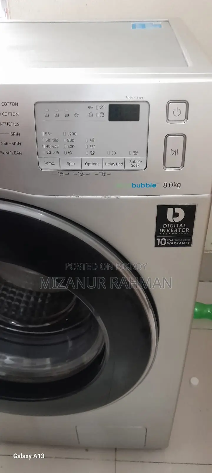 Samsung Washing Machine Front Loading