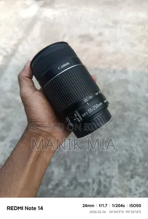 Canon 55 250 Zoom Lens