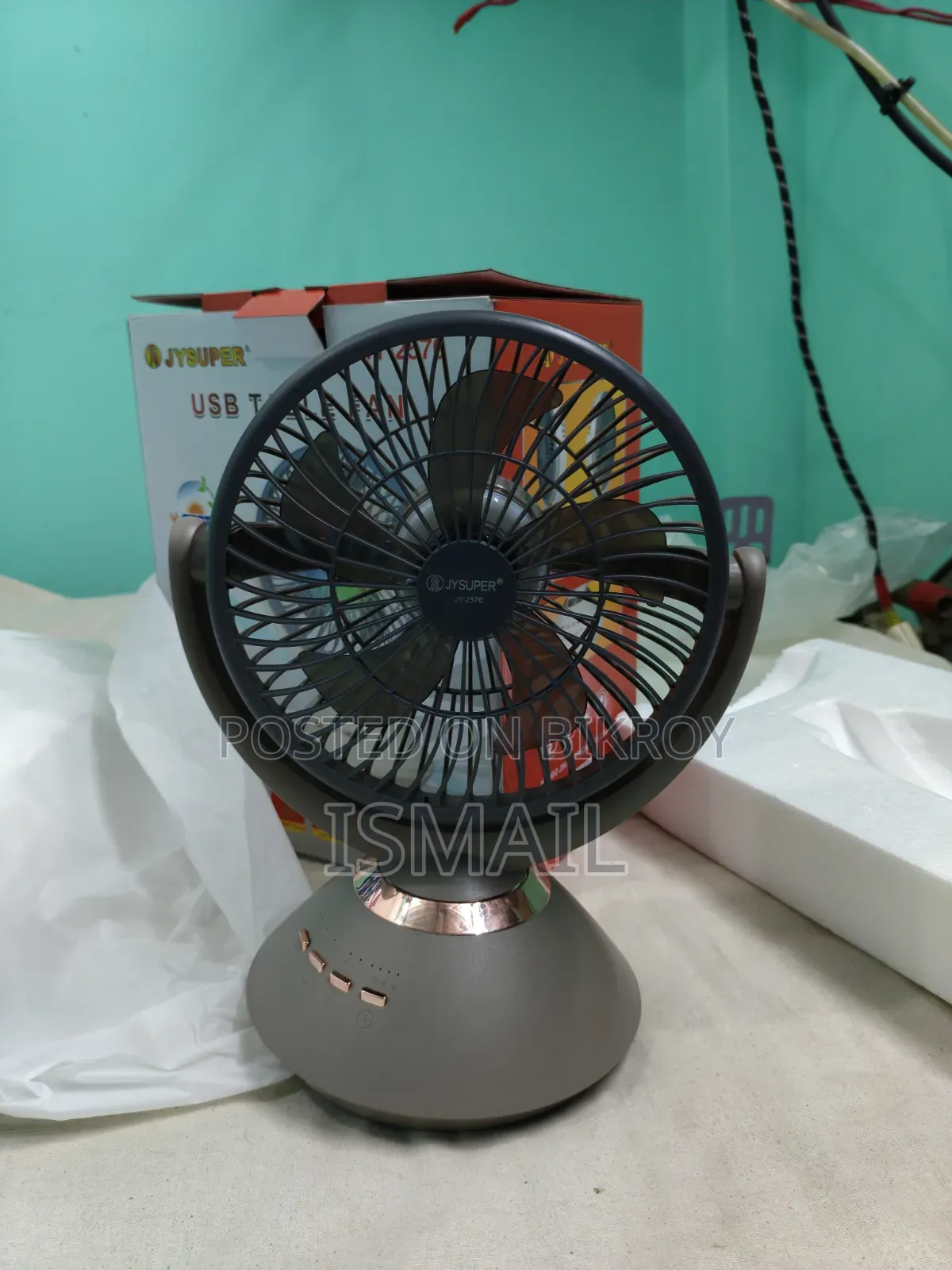 Jysuper Jy-2570 Usb Table Fan