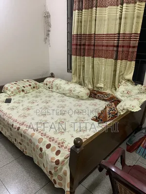সেগুন কাঠের ডাবল খাট (৫/৭ ফুট) বিক্রি হবে