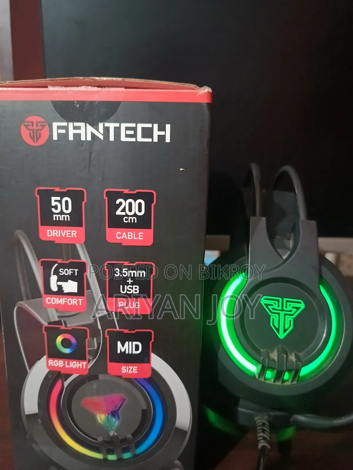 Fantech Chief Ii Hg20 RGB Usb Gaming Headphone