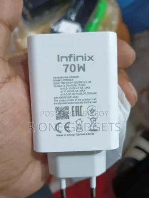 Infinix 70w Official Original Charger