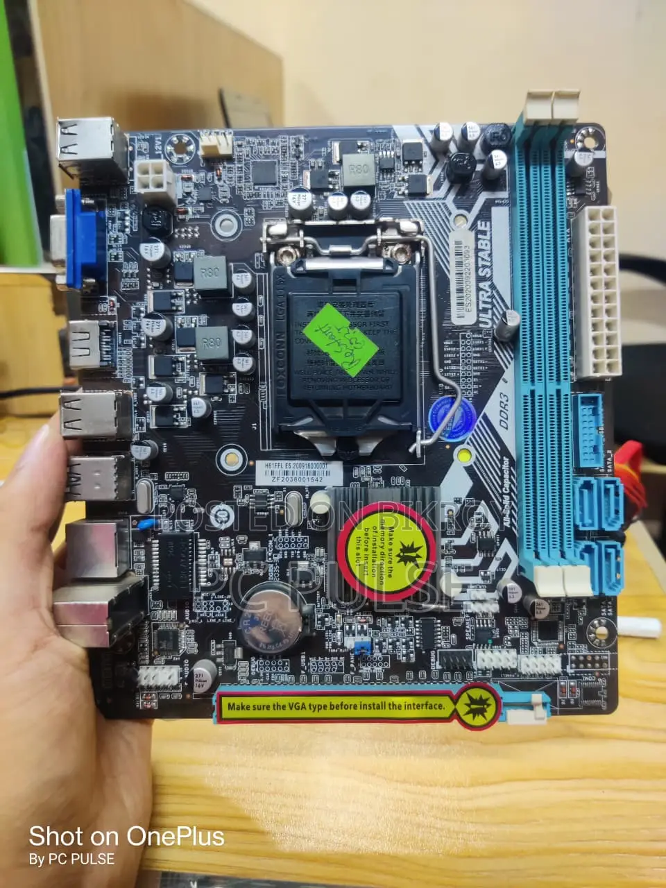 Esonic H61FFL Motherboard (Used - All Okay)