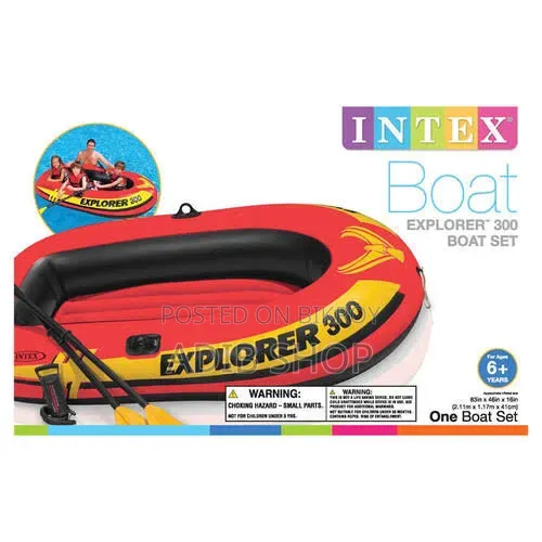 Intex Explorer 300 Boat Set 3 Man Air