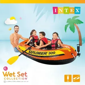Intex Explorer 300 Boat Set 3 Man Air