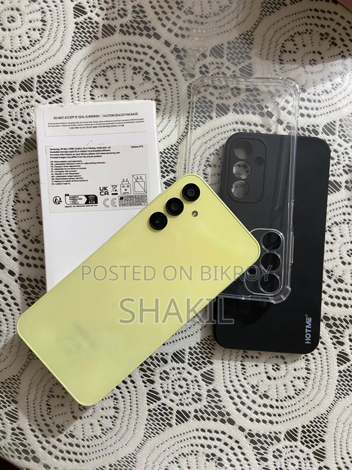 Samsung Galaxy A15 128 GB Yellow