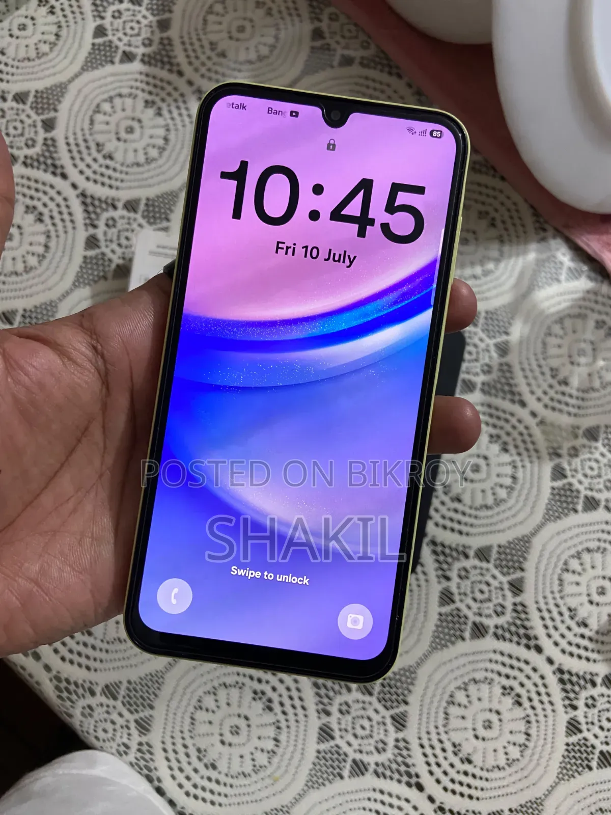Samsung Galaxy A15 128 GB Yellow