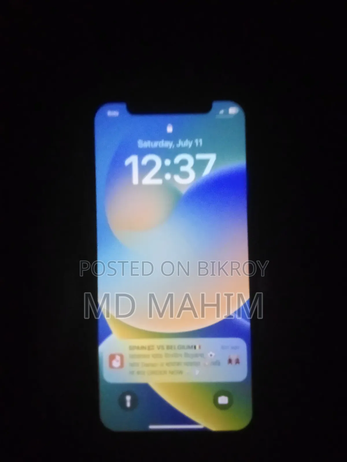 Apple iPhone X 64 GB Black