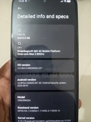 Xiaomi Redmi 15 128 GB White