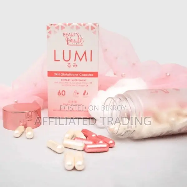 Beauty Vault Lumi 24h Glutathione - 60 Capsules 1 Box - Made in Japan