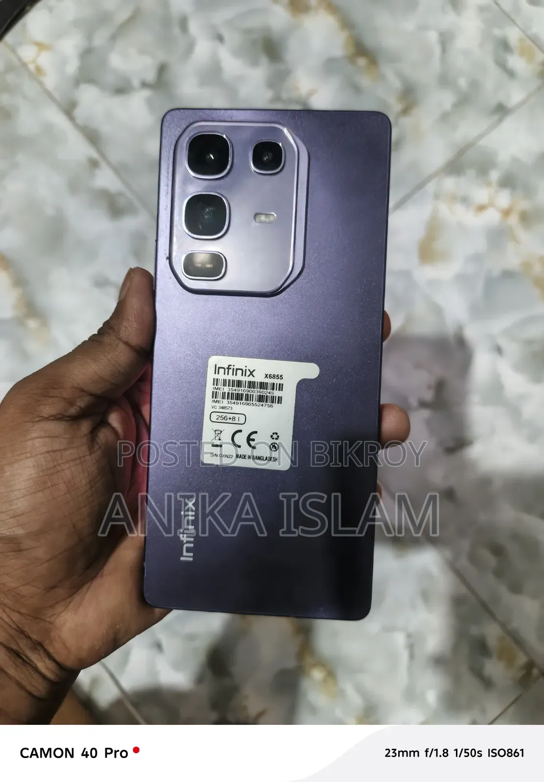 Infinix Note 50 Pro 256 GB Purple