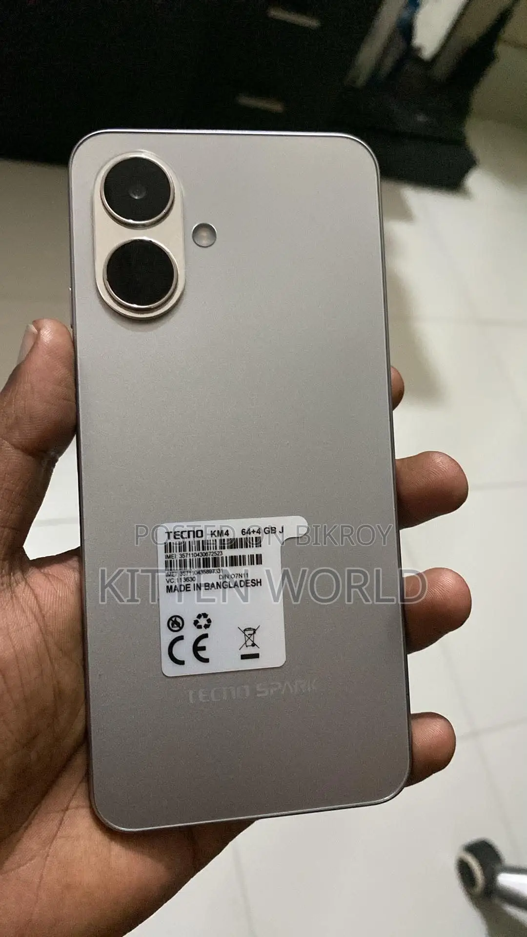 Tecno Spark Go 64 GB Gray