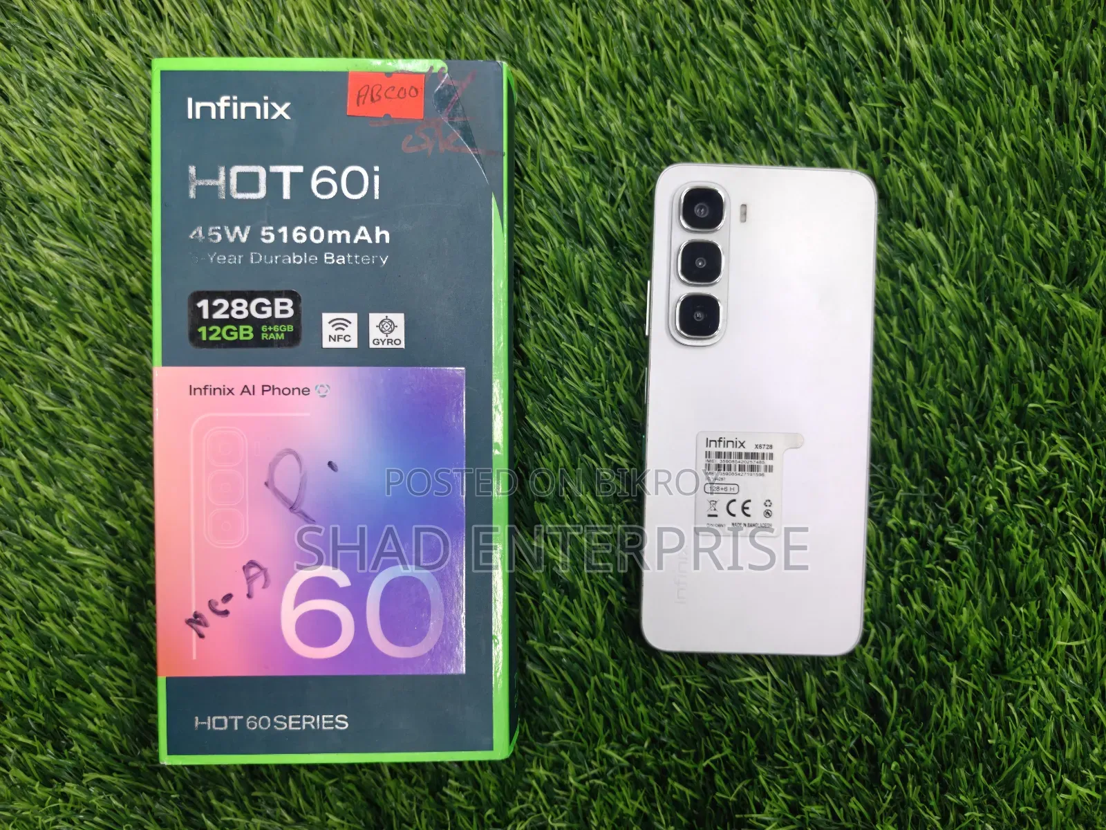 Infinix Hot 60i 128 GB Silver