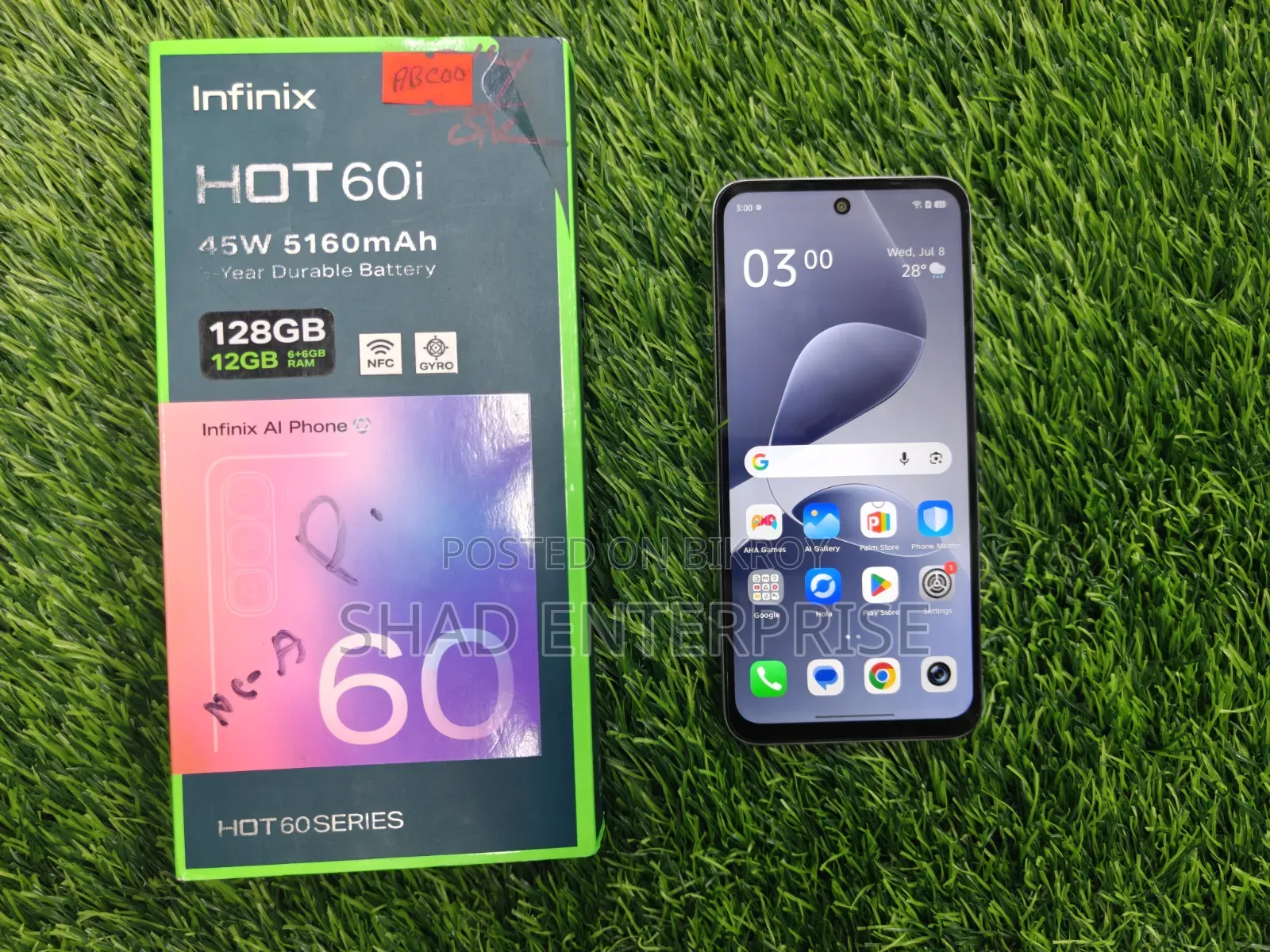 Infinix Hot 60i 128 GB Silver
