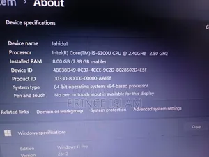 ল্যাপটপ HP EliteBook 840 G3 8GB Intel Core i5 SSD 256GB