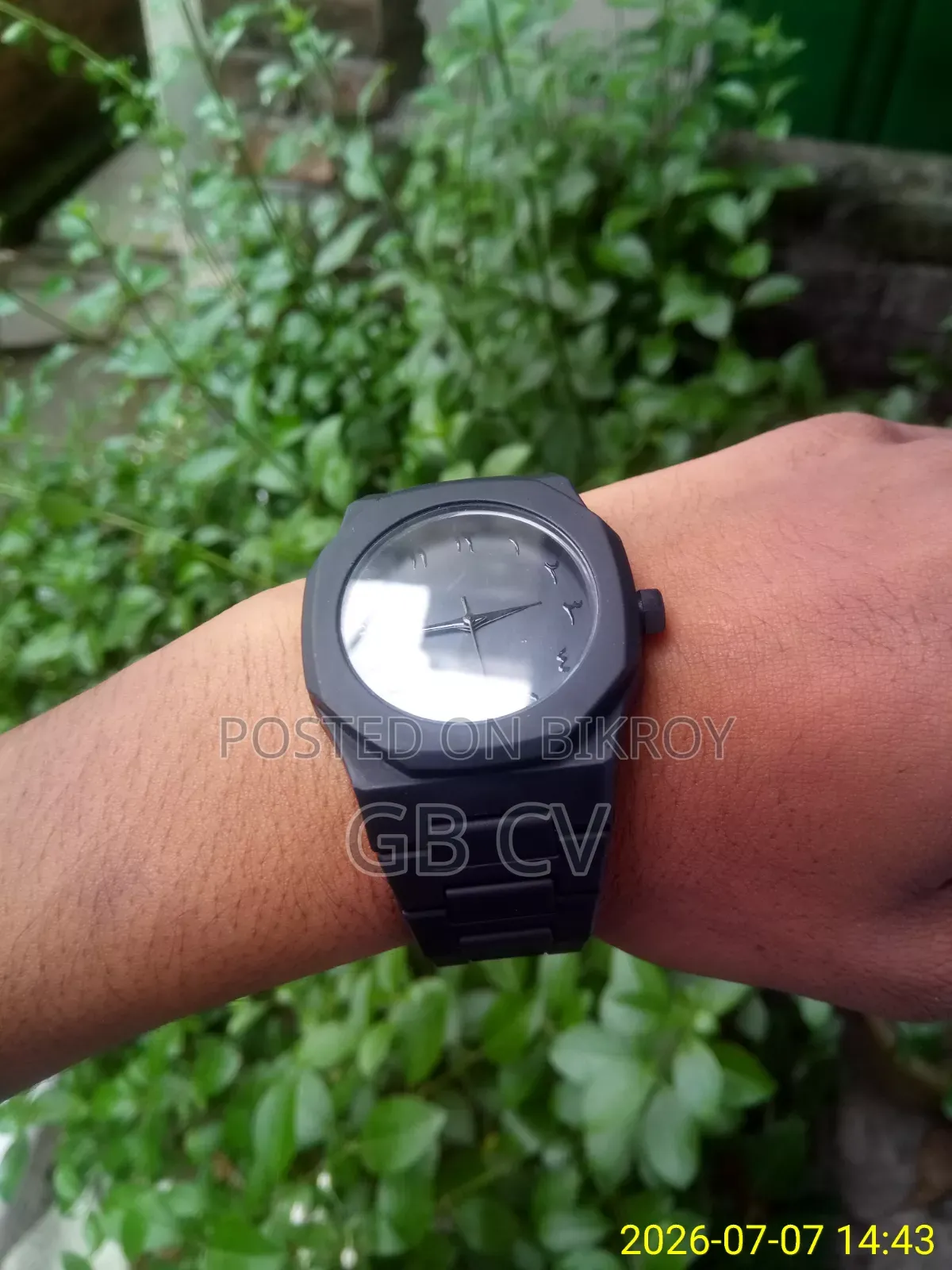 Arabic Dial Black Wach