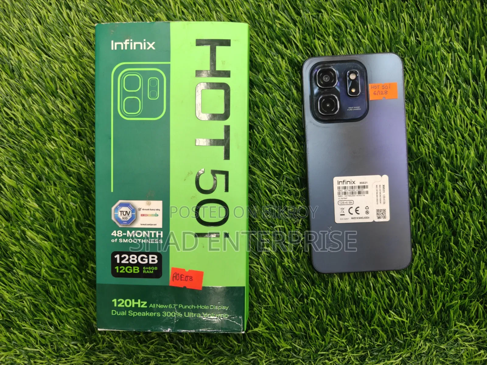 Infinix Hot 50i 128 GB Black