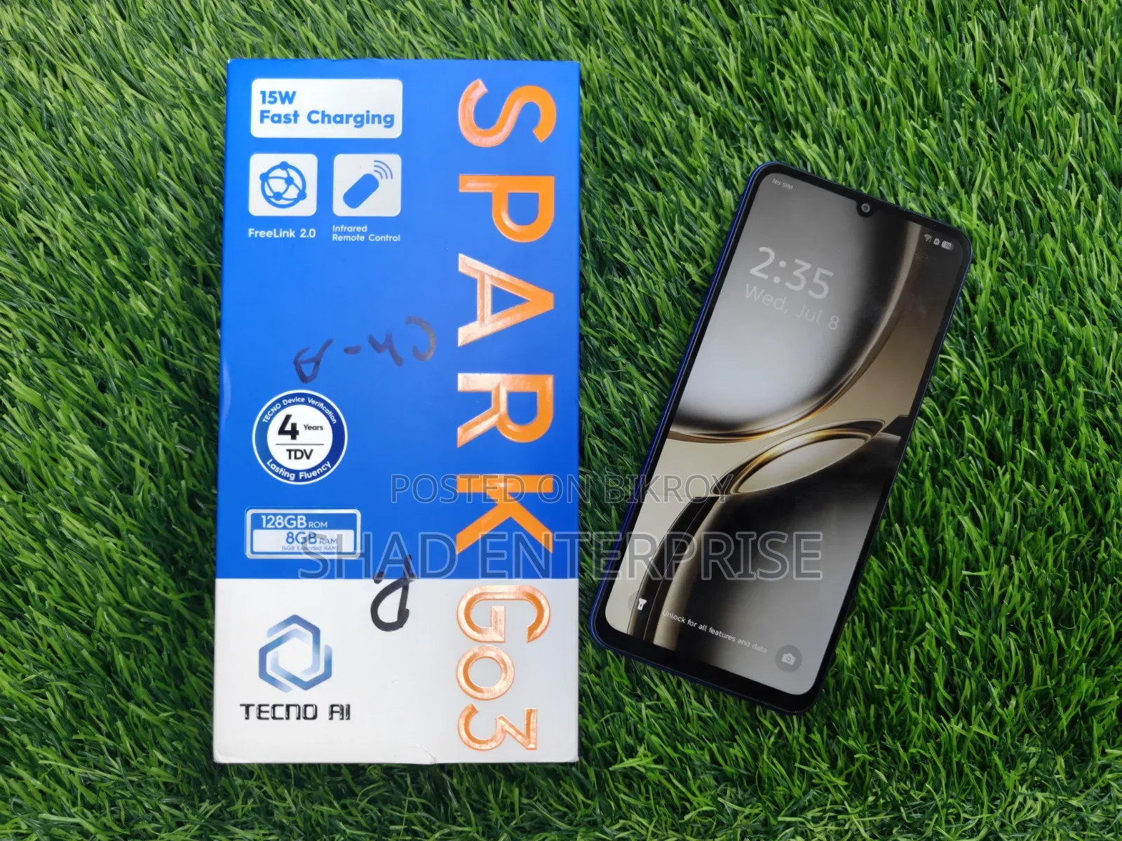 Tecno Spark Go 3 128 GB Blue