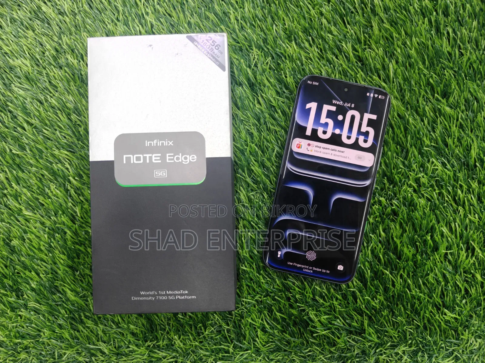 Infinix Note Edge ২৫৬ জিবি ব্লু