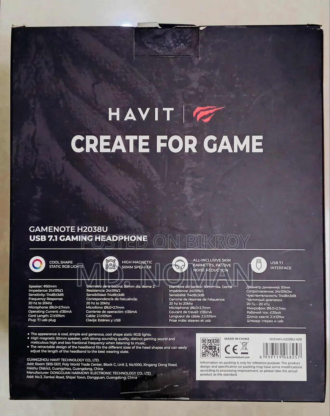Havit Headphone