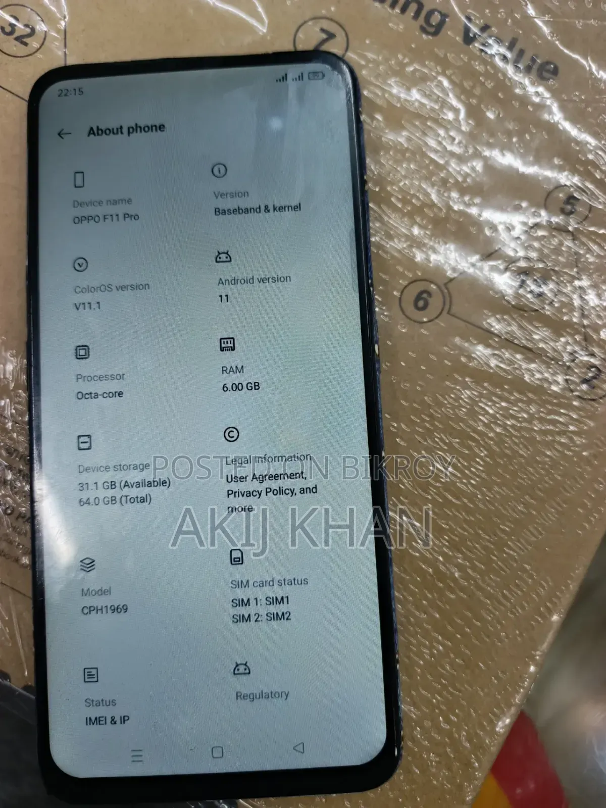 Oppo F21 Pro 128 GB Blue