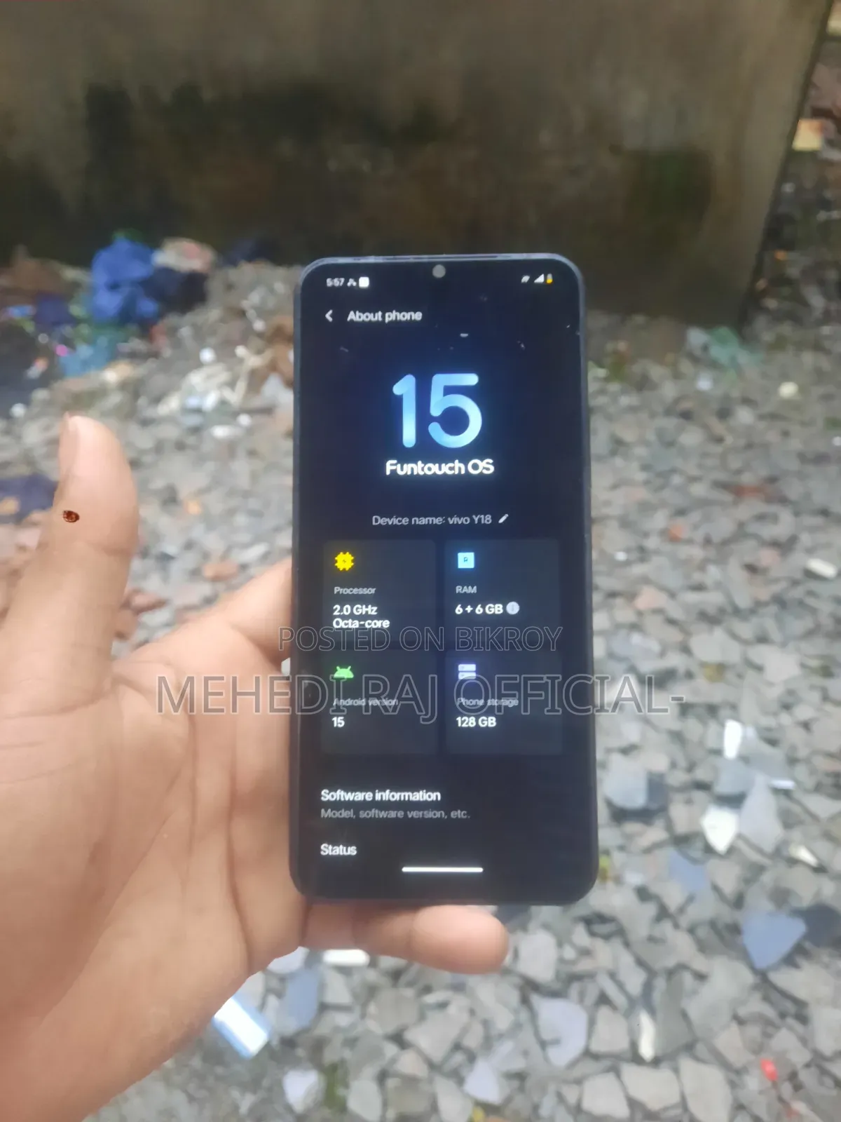 Vivo Y18 128 GB Purple