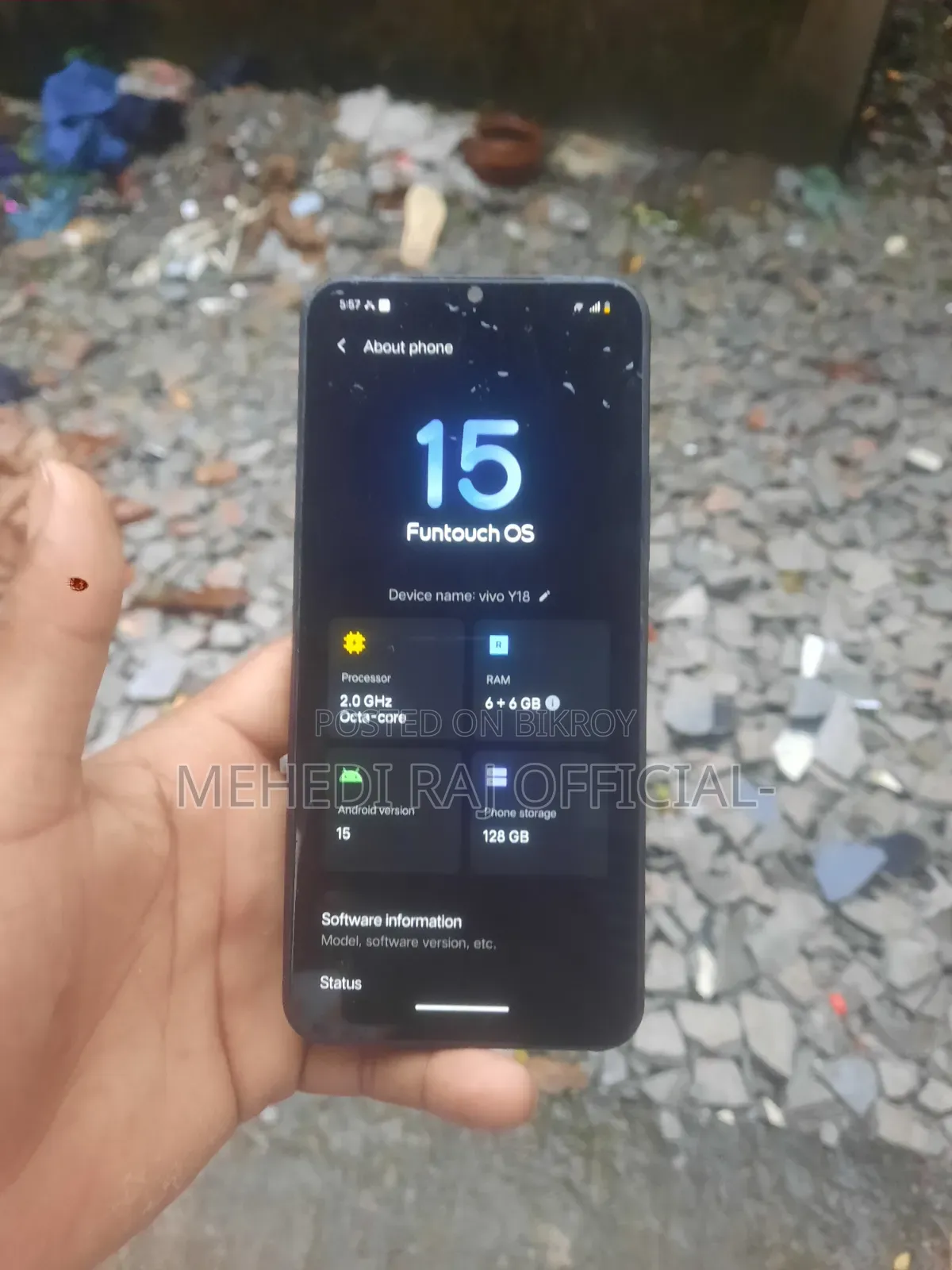 Vivo Y18 128 GB Purple