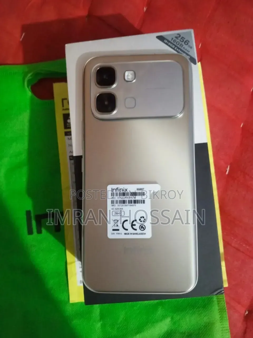 New Infinix Note Edge 256 GB