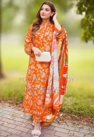 Digital Print Three Piece Kamij + Pant + Orna