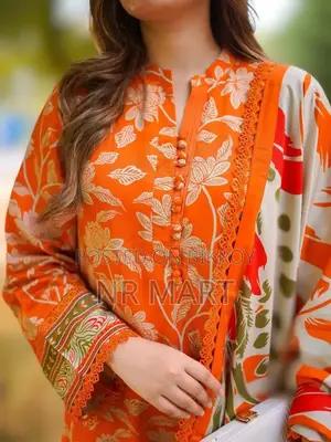 Digital Print Three Piece Kamij + Pant + Orna